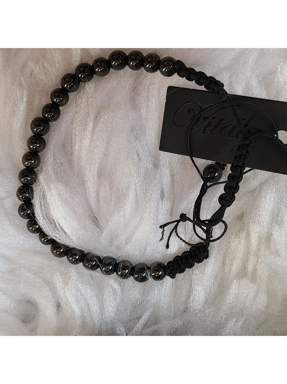 ZUMIEZ Black Stainless steel adjustable bracelet in Original box NWT